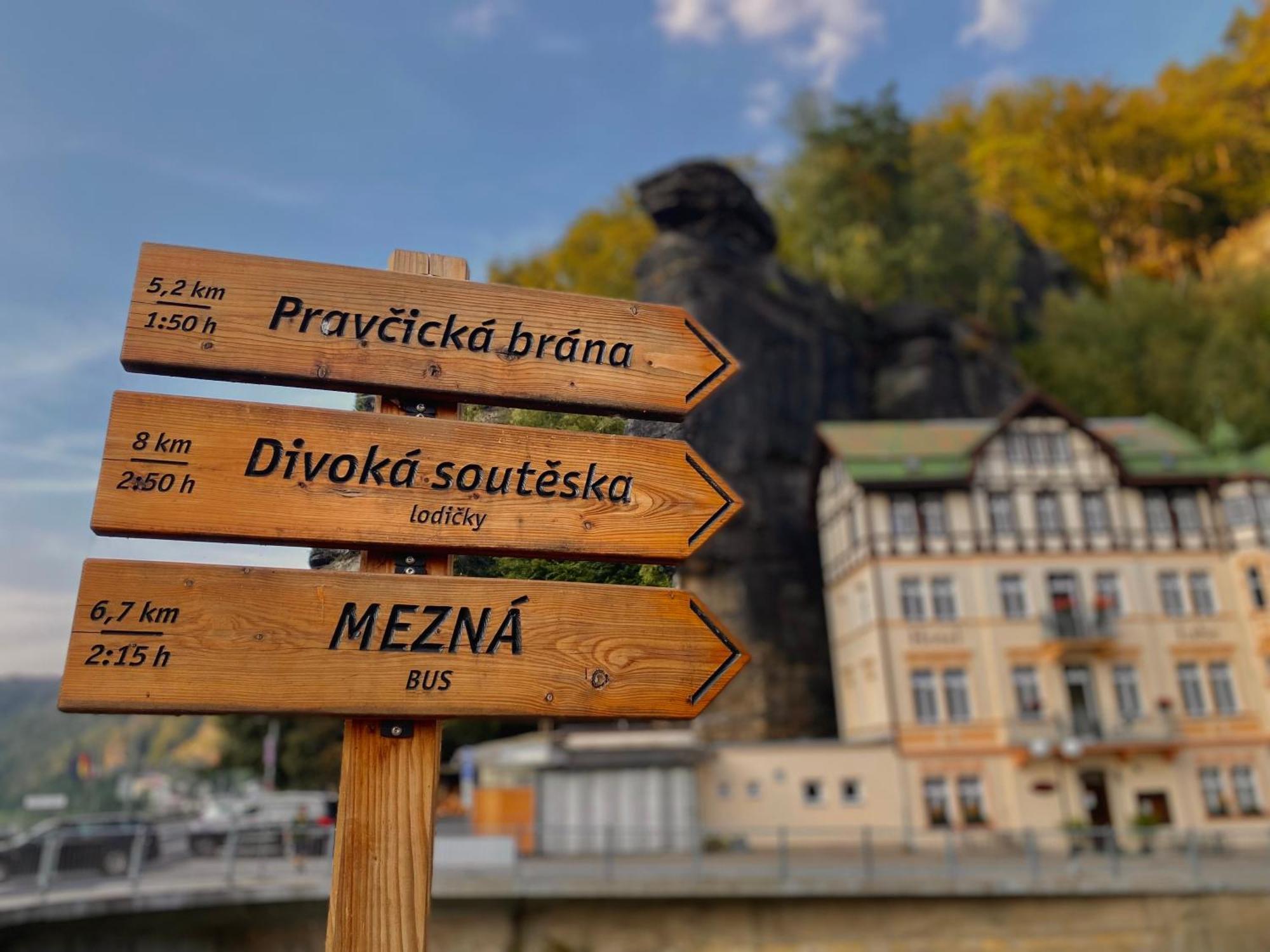 Hotel Labe Hřensko Dış mekan fotoğraf